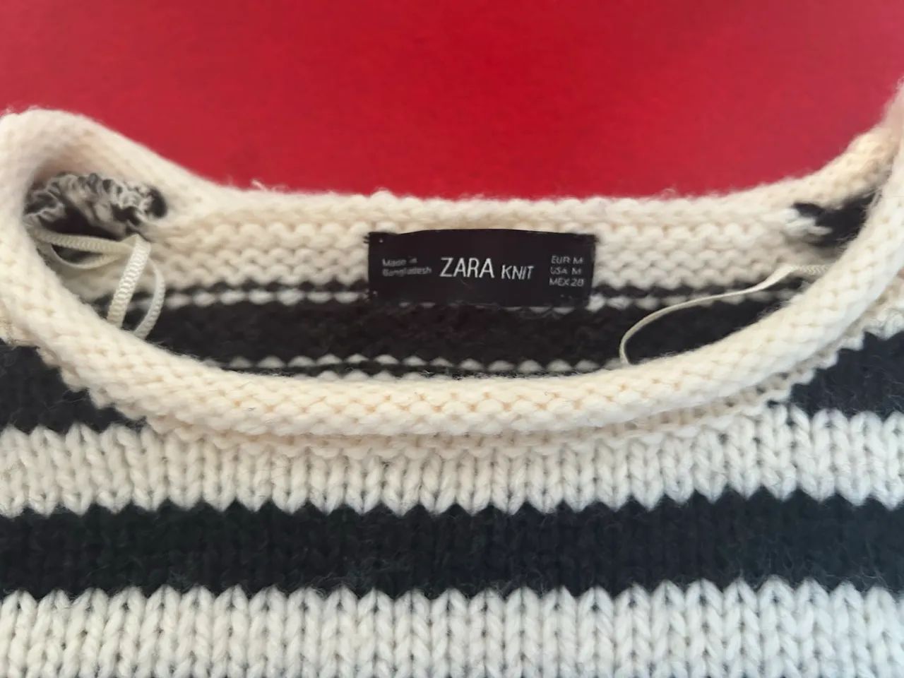 Buda de frio com listas- bem quente - Zara  - Foto 3