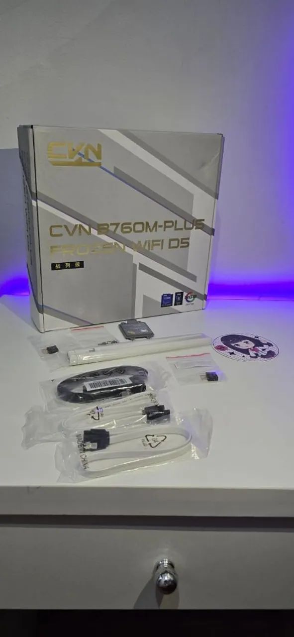 Placa mãe  CVN B760M-Plus WiFi, DDR5 LGA 1700 - Foto 5