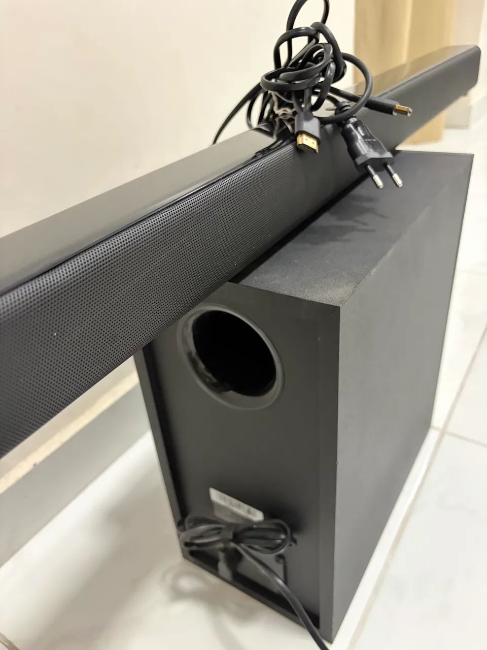 JBL Cinema SB160 com soundbar e subwoofer - Foto 3