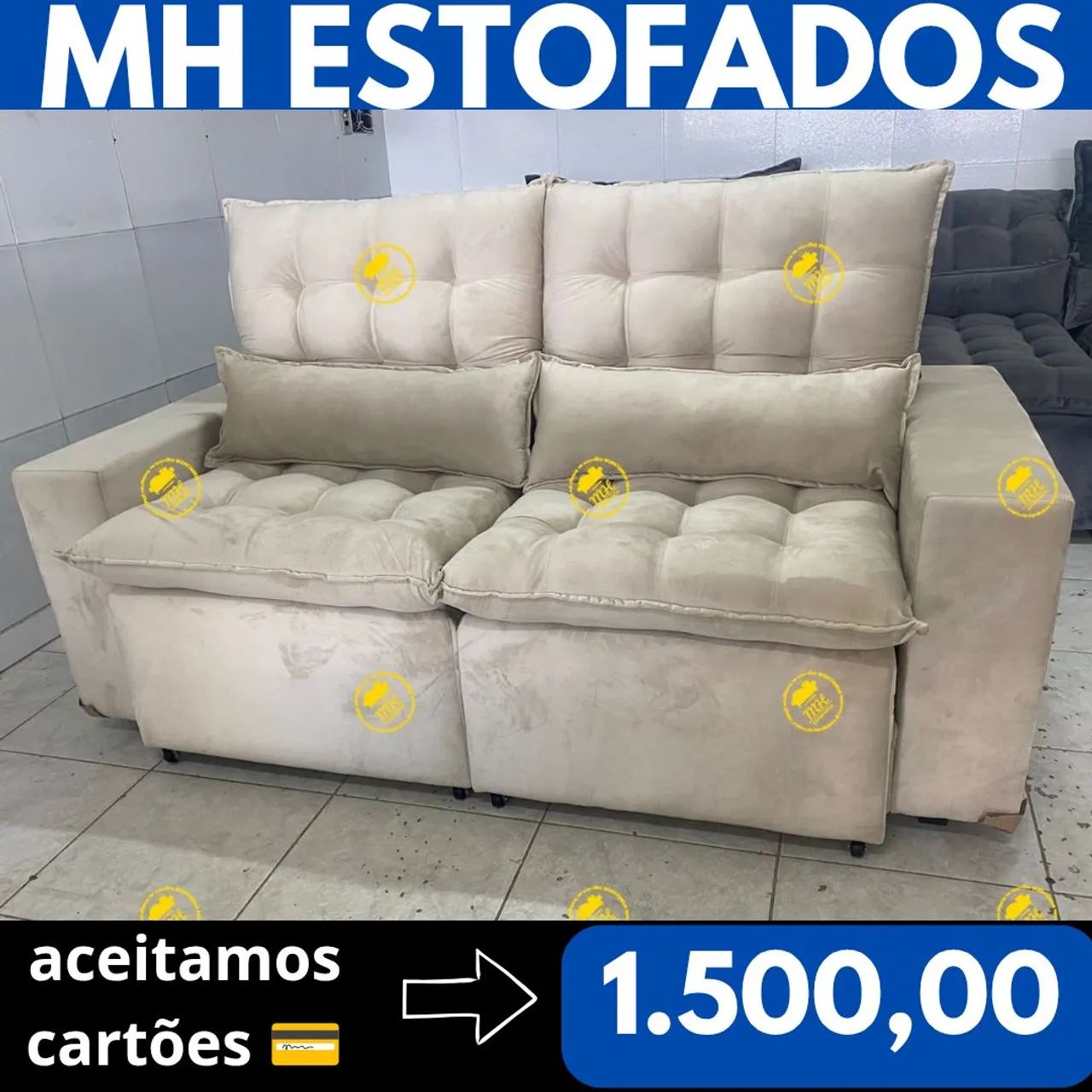 SOFÁS DIRETAMENTE DA FÁBRICA APARTI DE 300,00 - Foto 2