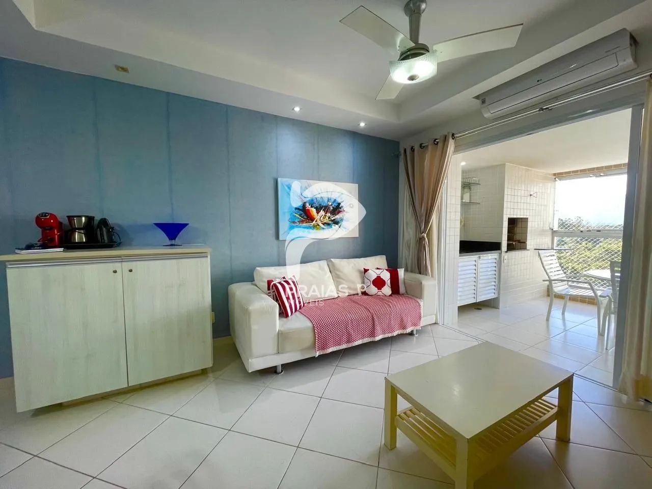 Apartamento mobiliado, 3 dormitórios, Riviera