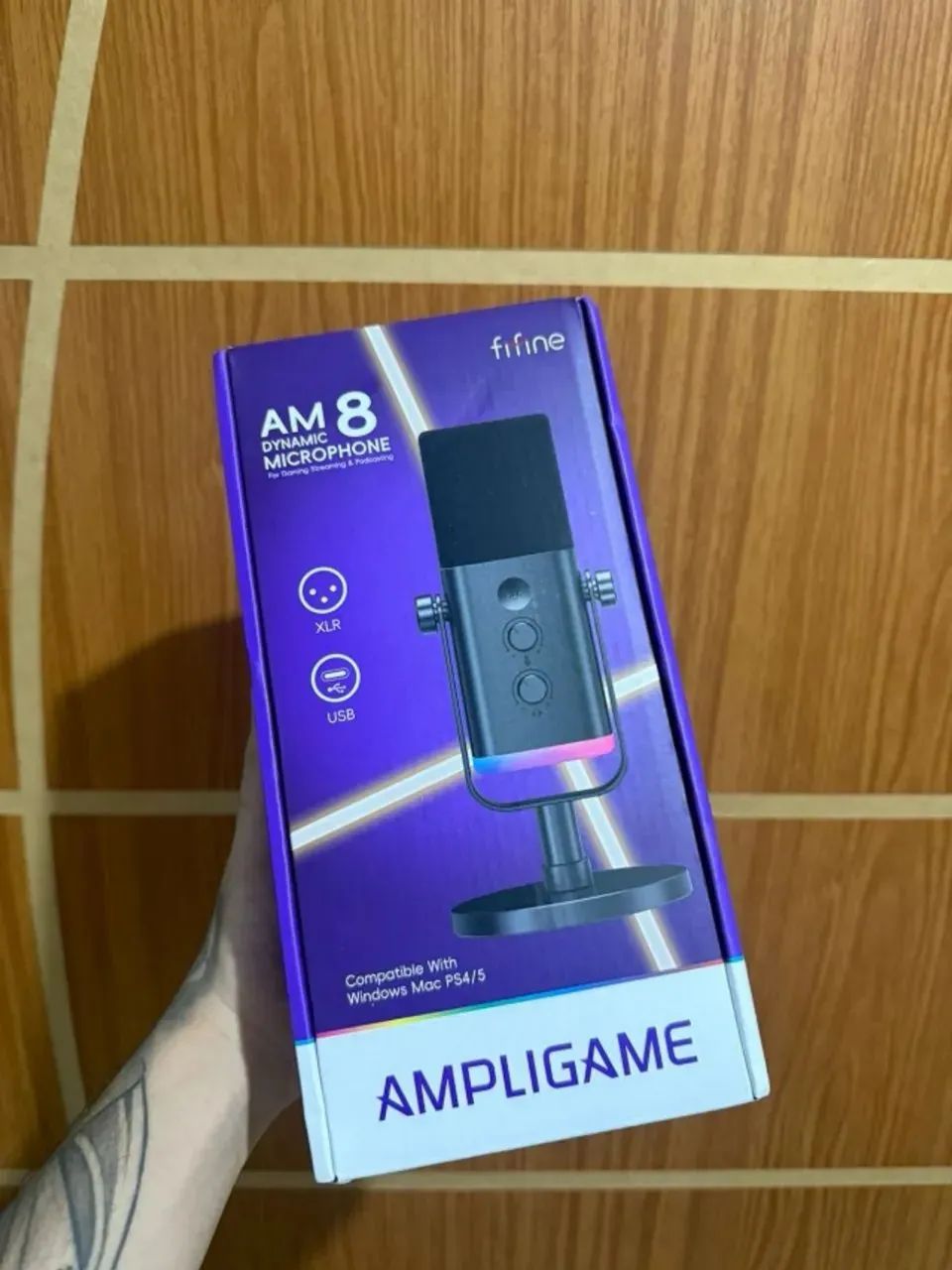 Microfone GAMER FIFINE AM8!! LACRADO!! PROMOÇÃO!! - Foto 5
