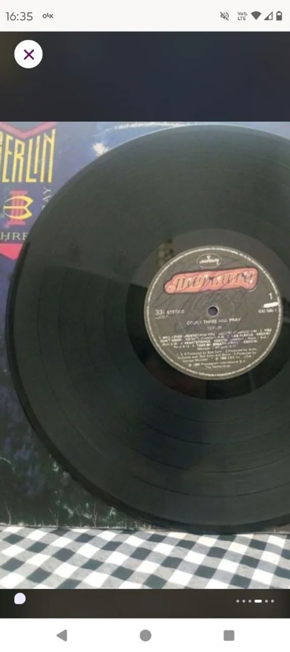 DISCO DE VINIL BERLIN" COUNT TREE AND PRAY  1986" - Foto 5