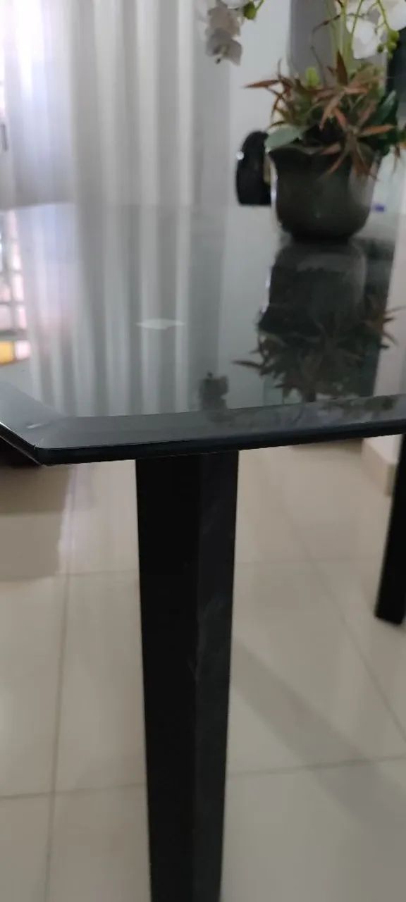 Mesa de jantar de vidro  - Foto 4