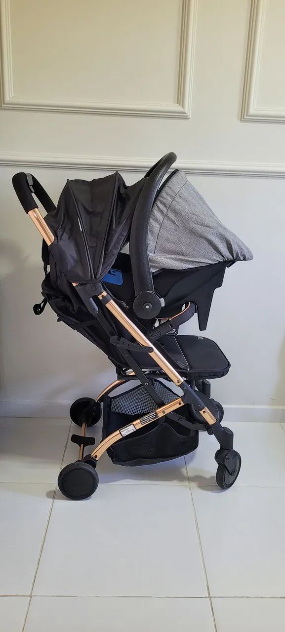 Carrinho de bebê + bebê conforto