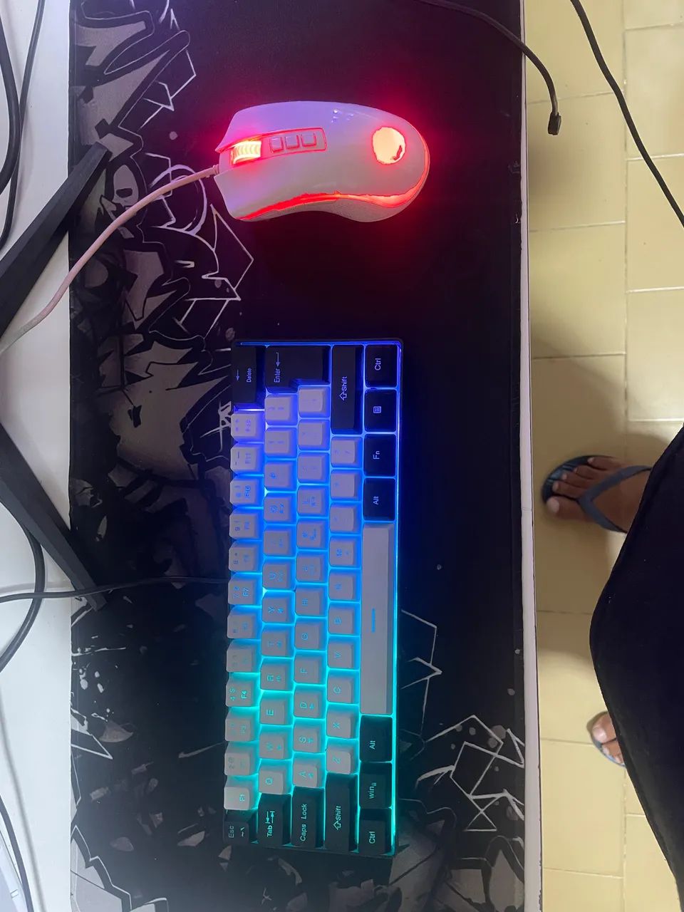 Teclado, mouse e mouse pad gamer  - Foto 5