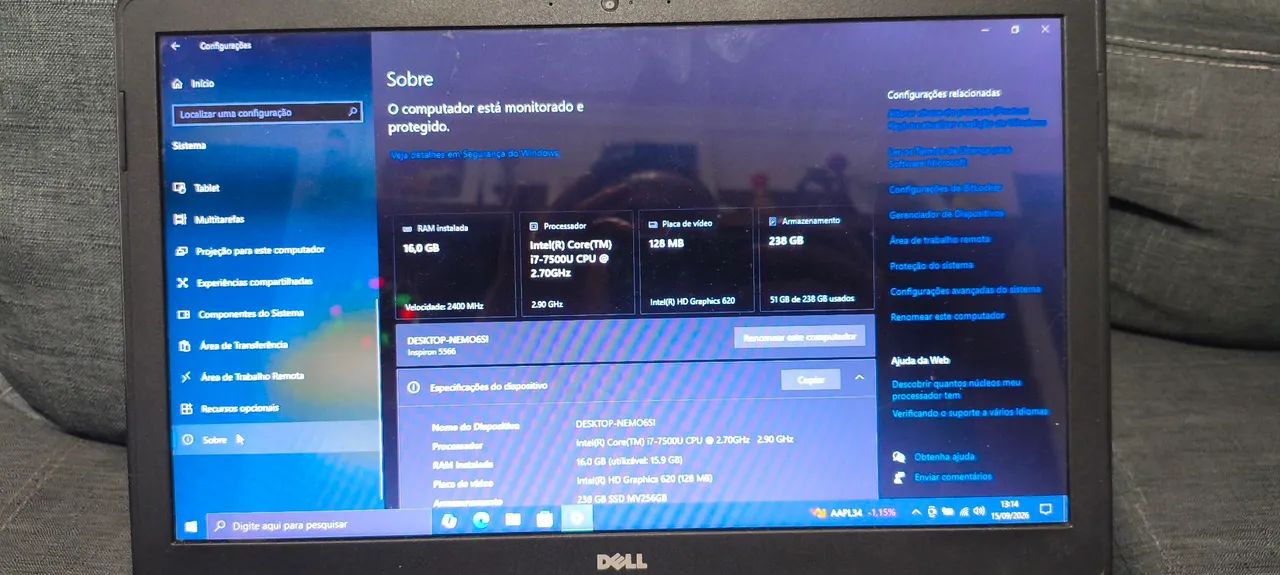 Notebook Dell Inspiron 5566 - Foto 2