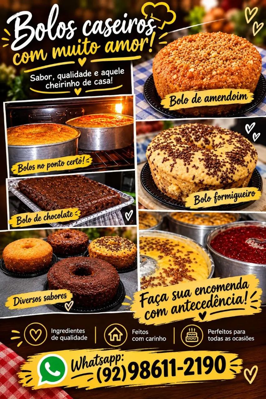 Bolo caseiro 