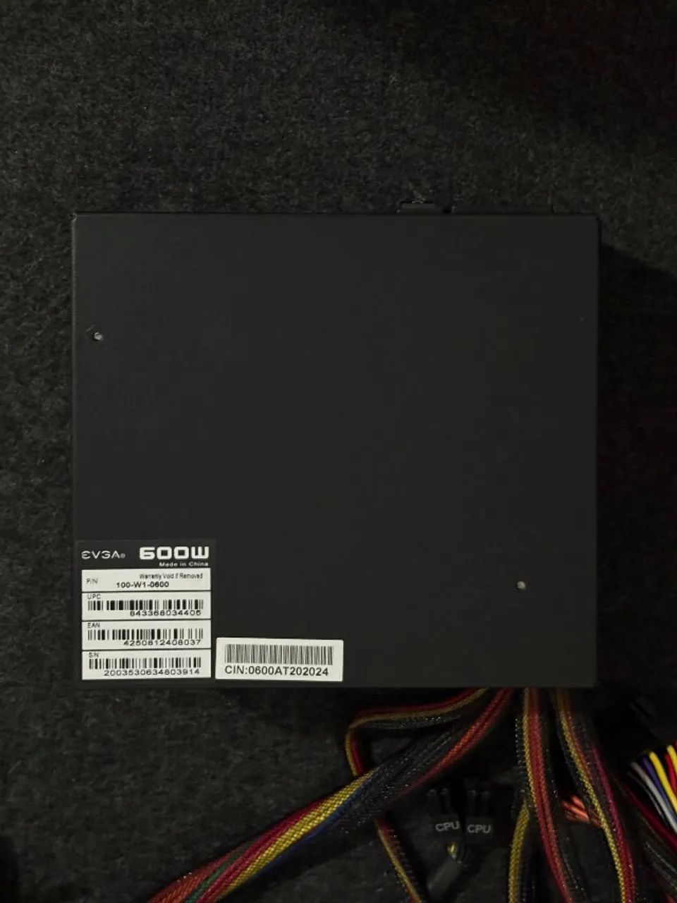 Fonte Evga 600w 80 Plus White - Foto 3