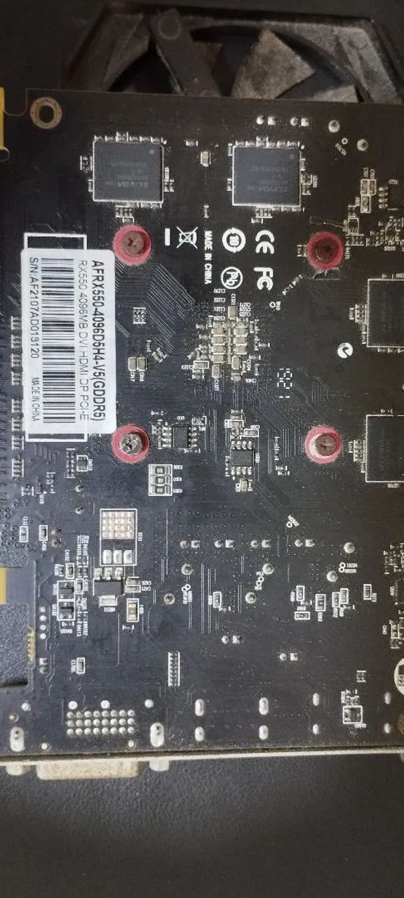 Placa de video afox rx550 4gb - Foto 2