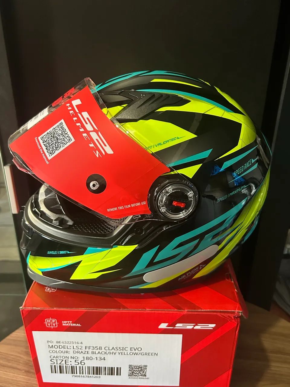 Capacete Ls2 novo na caixa  - Foto 4