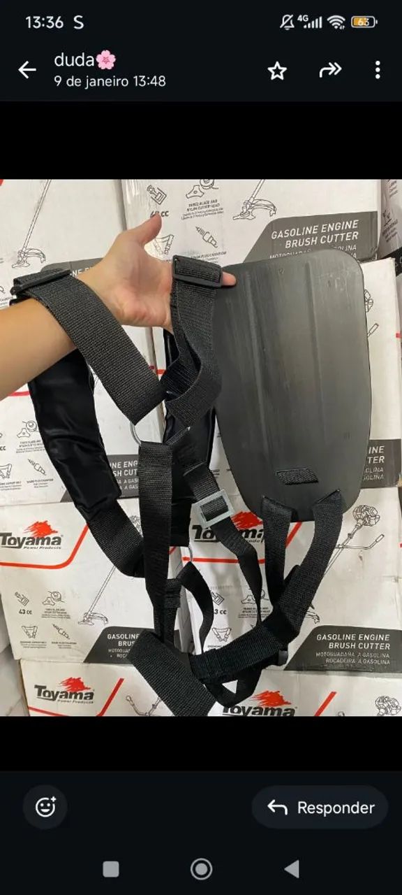 roçadeira a gasolina - Foto 5