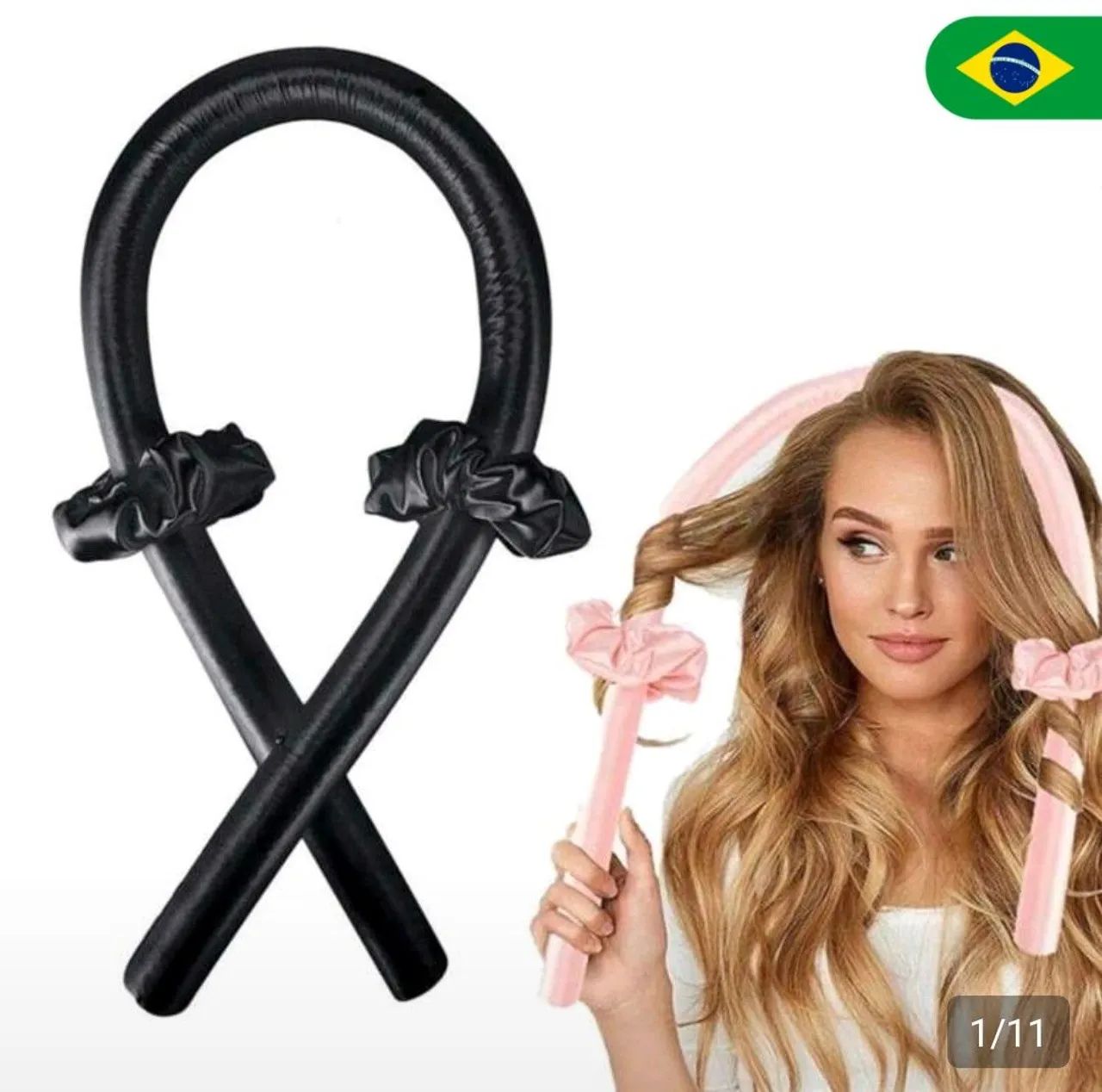 Modelador de cachos, sem calor em cetim  - Foto 4