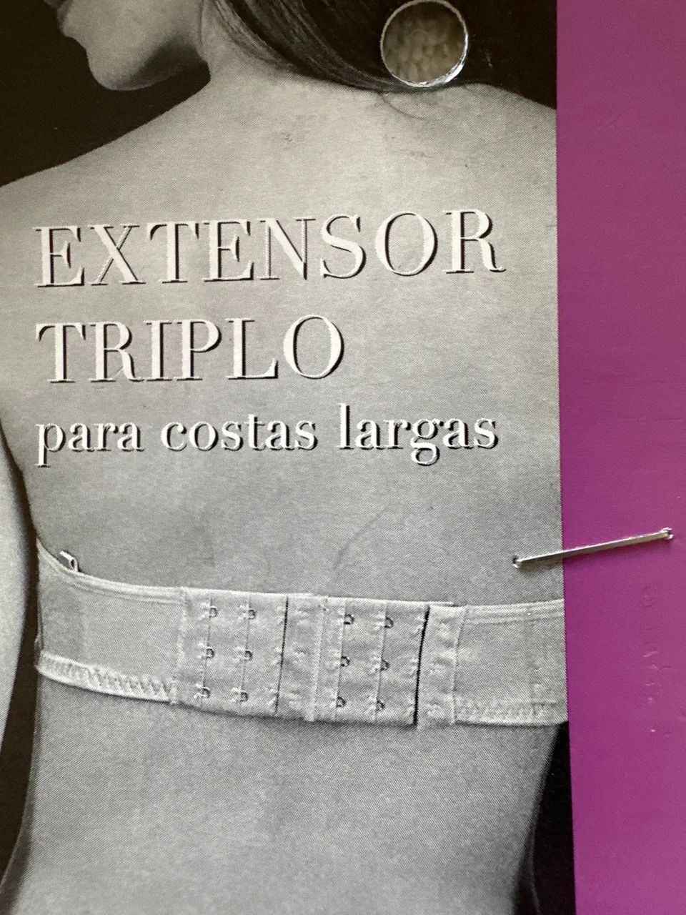 Extensor triplo para costas largas branco  - Foto 3
