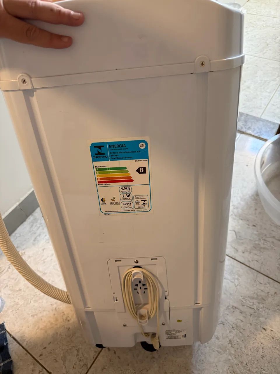 Máquina de centrifuga 