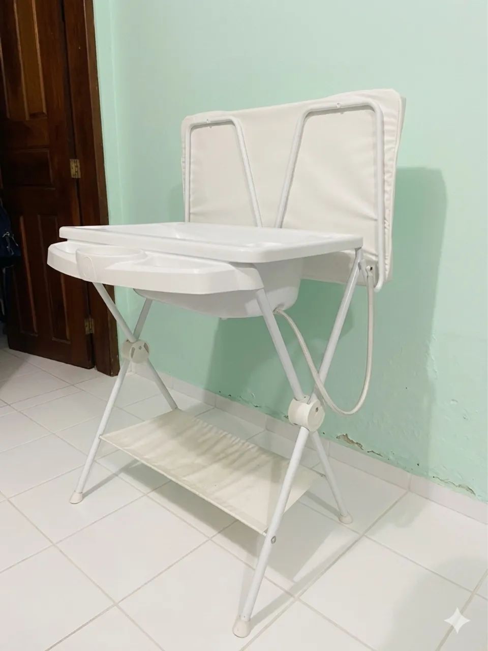 Banheira com trocador 
