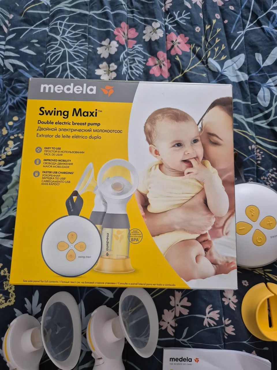 Bomba extrator de leite medela swing maxi - Foto 5