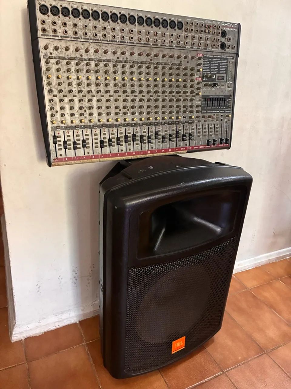 Combo de som JBL + PHONIC 