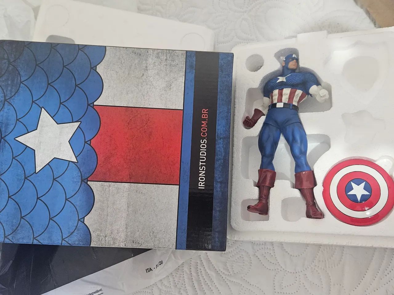 Estátua Captain America Art Scale 1/10 Iron Studios - Hobbies e