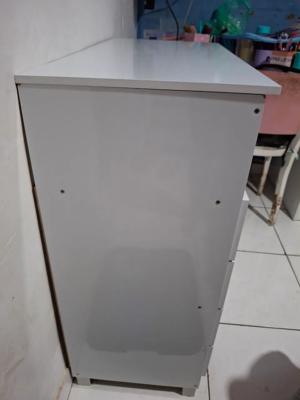 Vendo Comoda Branca Infantil  - Foto 4