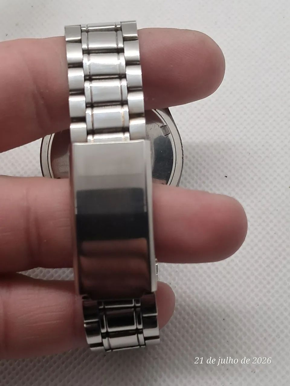 Relogio Seiko 6119 automático azul - Foto 3