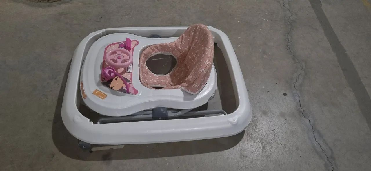 Andador Infantil Rosa  Princesa - Foto 4