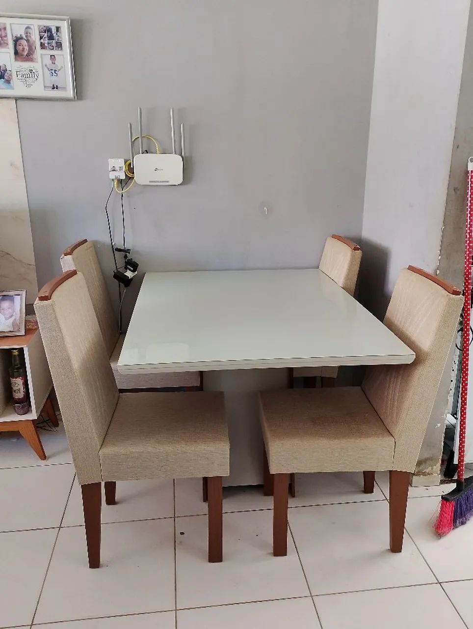 Jogo de mesa de jantar