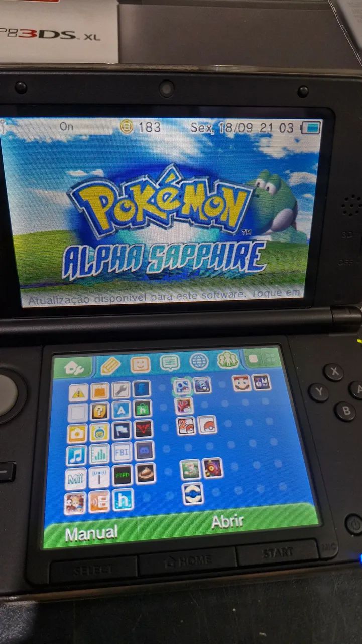 Nintendo 3ds XL preto na caixa - Foto 4