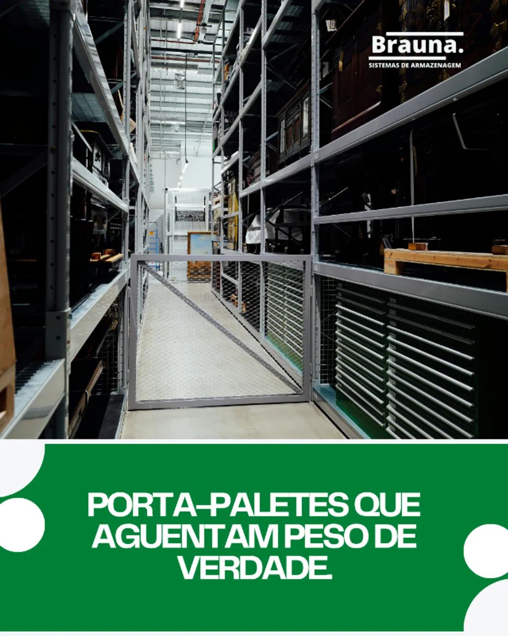Porta-paletes com Segurança Estrutural