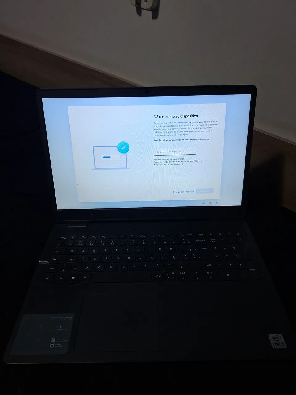 Notebook Dell inspiron 3501