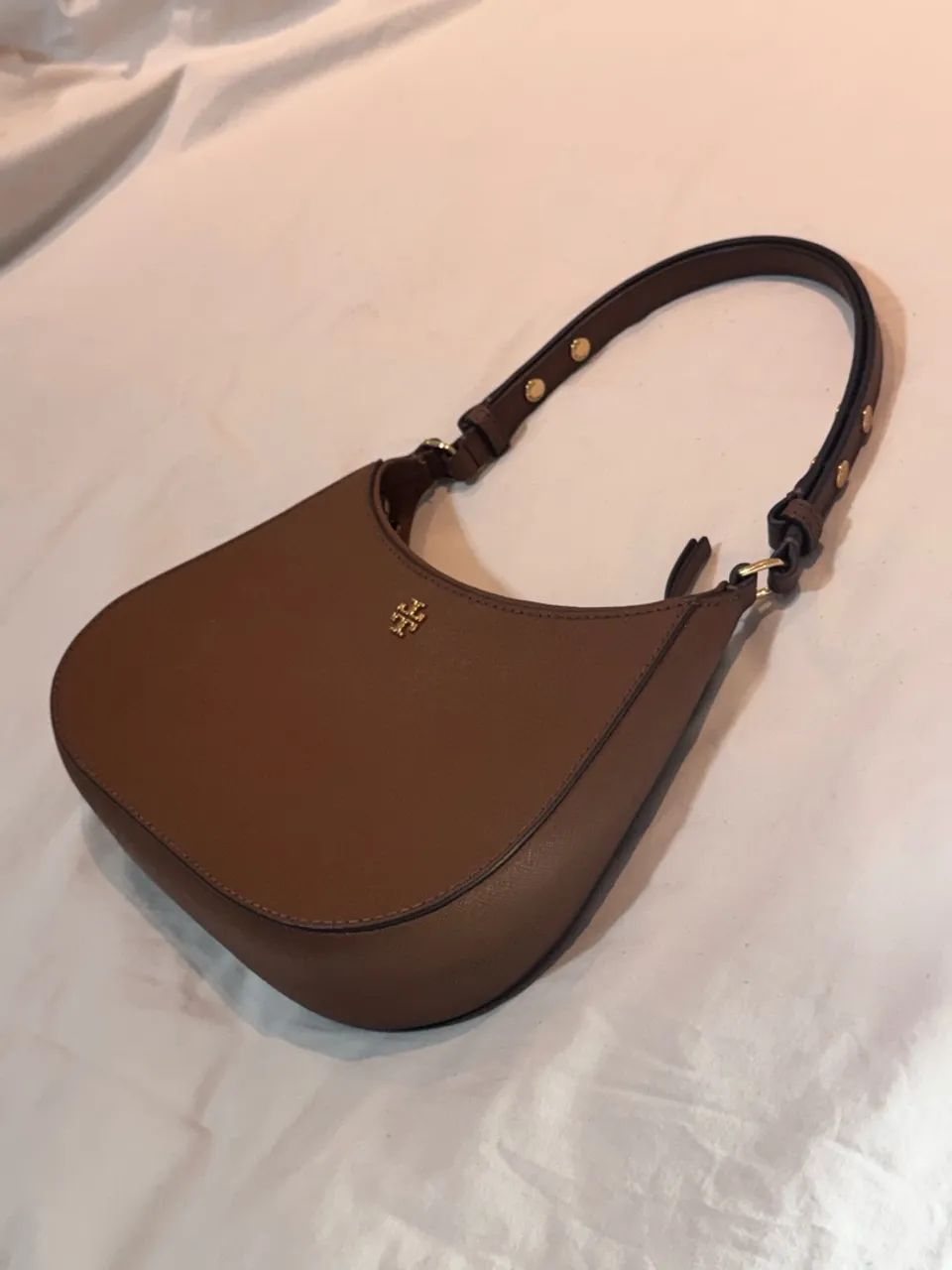 Bolsa tory Burch marrom  - Foto 3