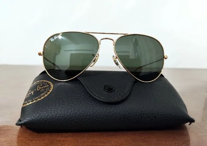 Óculos Ray-Ban Aviator RB3025 Lentes 55mm [Original]