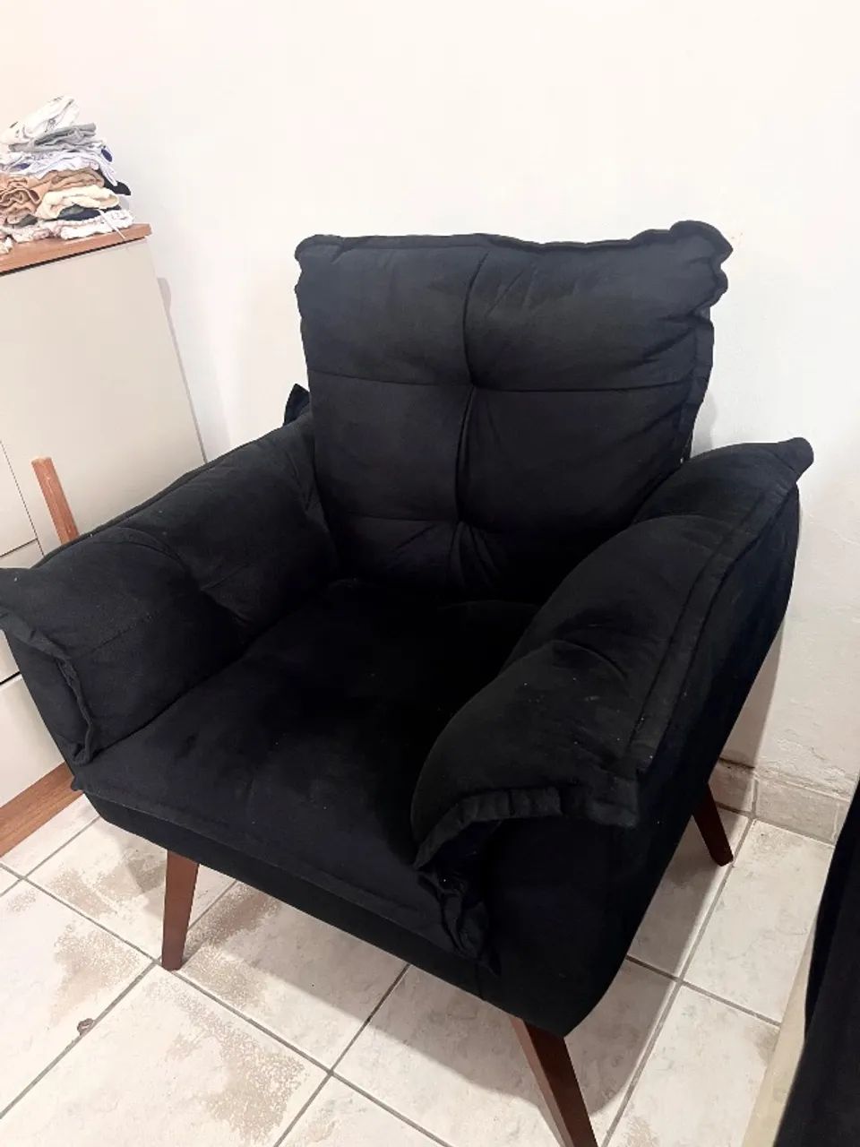 2 poltronas Opala - cor preta  - Foto 2