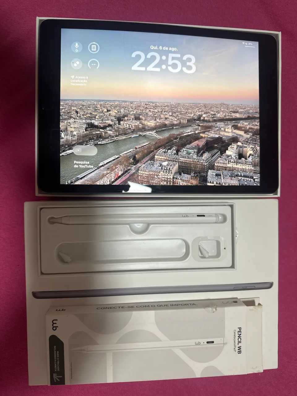 IPAD 9ª geração + caneta WB compatível 