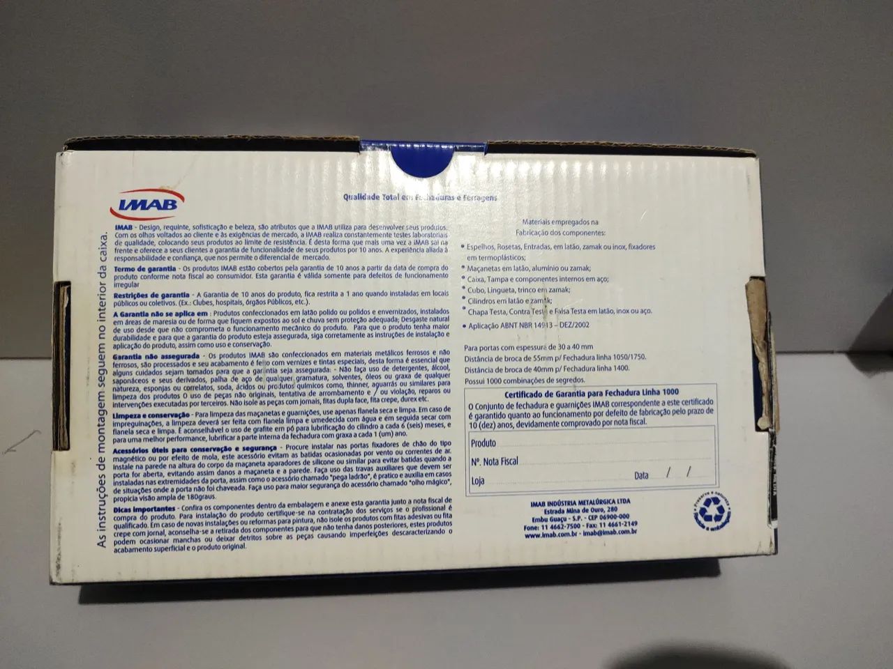 Fechadura IMAB Linha 1000 - Foto 4