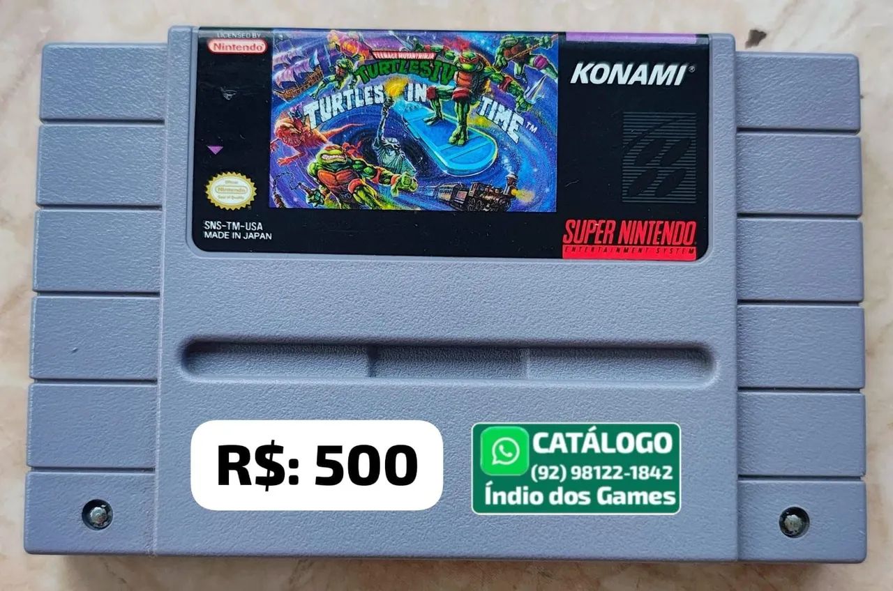 Teenage Mutant Ninja Turtles IV Turtles In Time = R$: 500