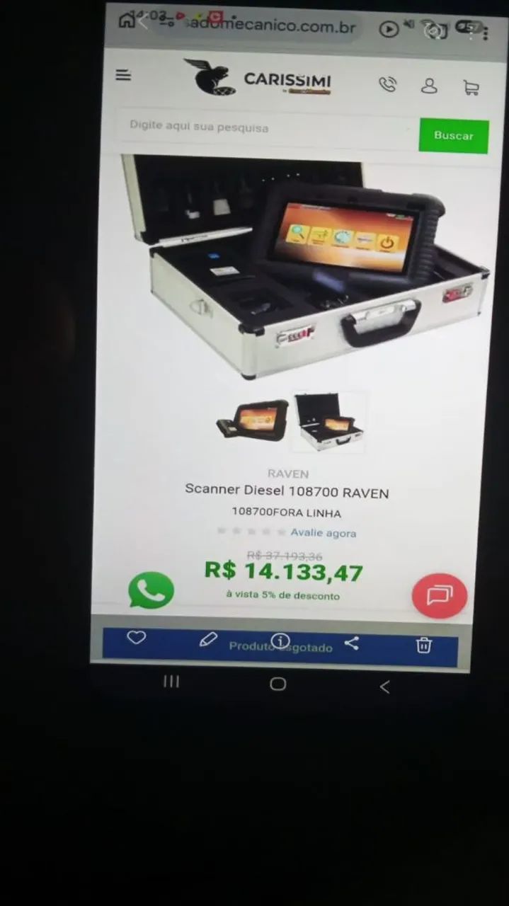 Vendo scanner diesel da Haven,em perfeito estado pronto pra trabalhar, 5,500k - Foto 4