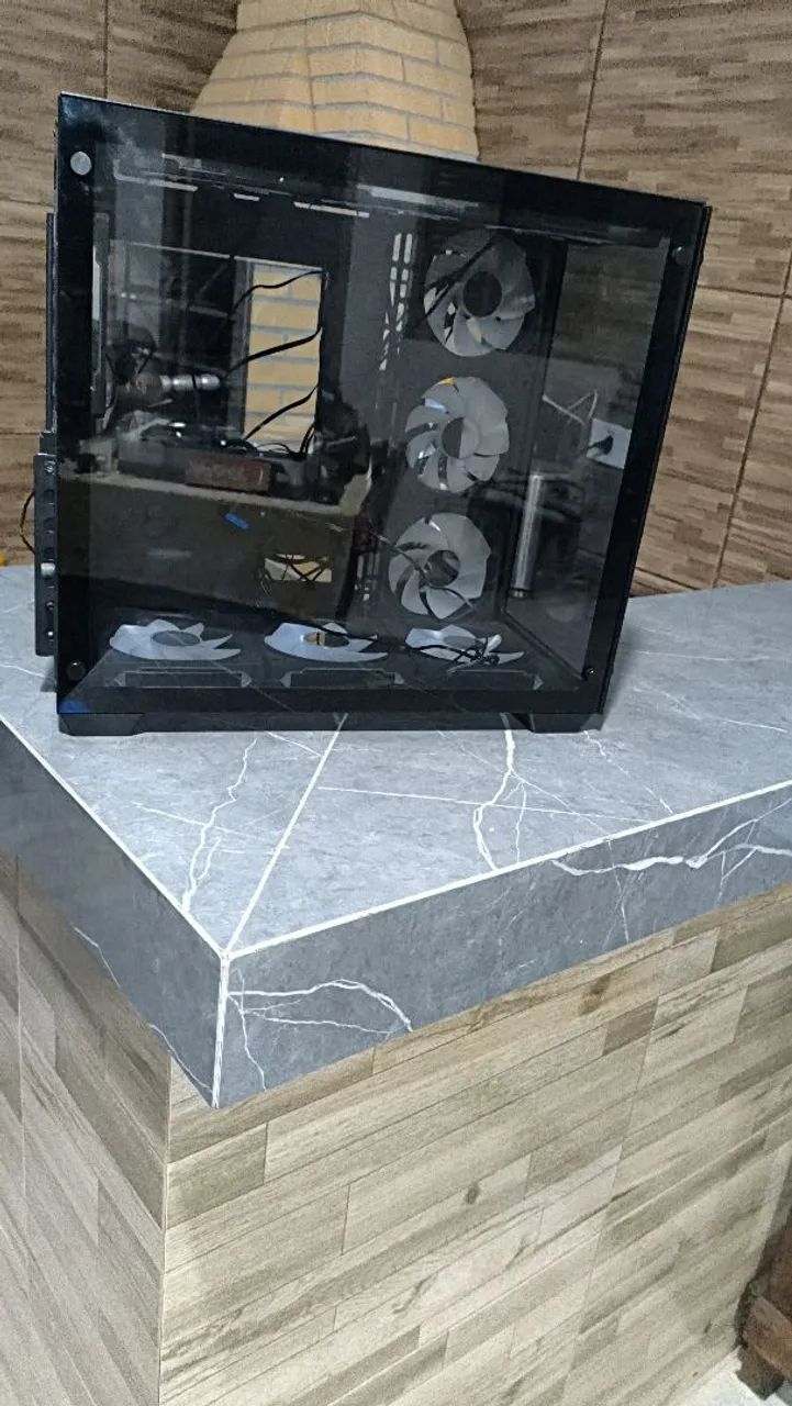 Kit completo para montar PC ? DarkFlash C285 + 10 fans + suporte vertical para GPU - Foto 2
