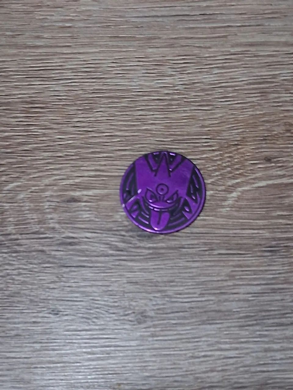 moeda pokémon mega gengar colecionável