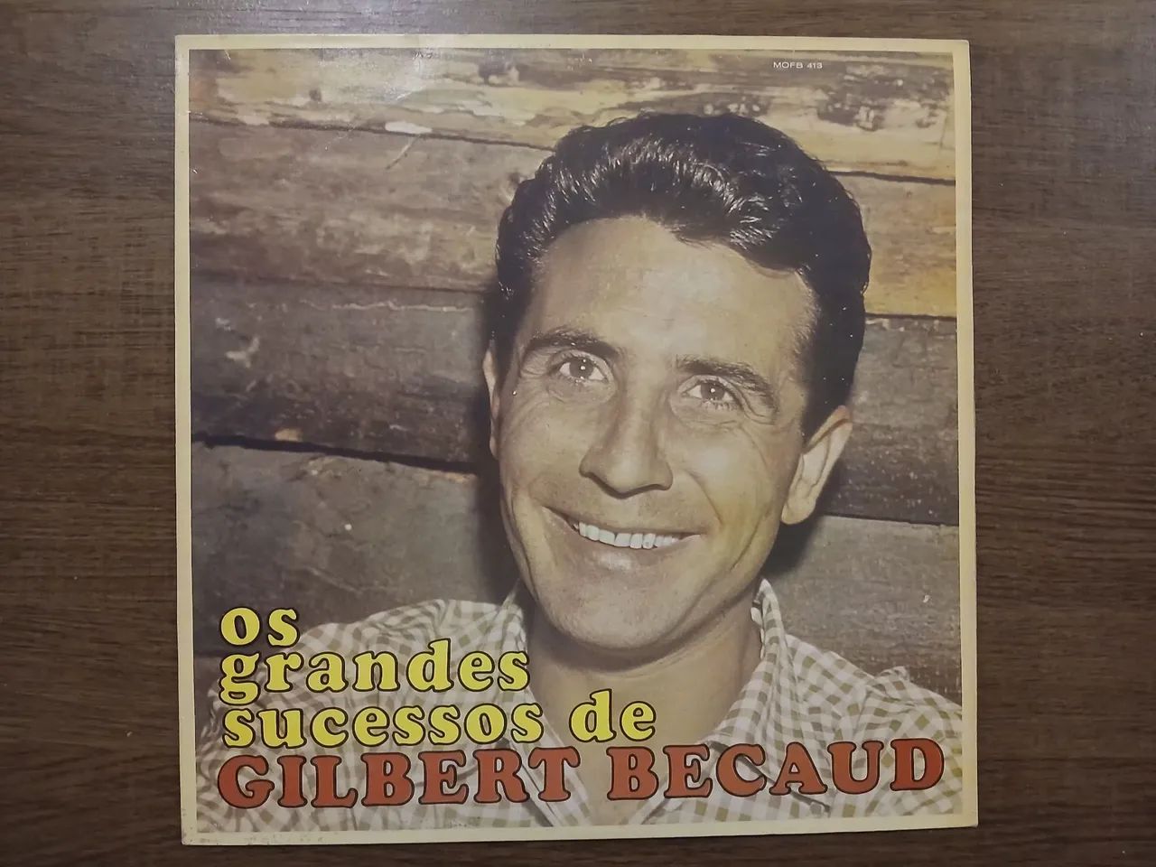 Disco de Vinil LP Os Grandes Sucessos de Gilbert Bécaud Odeon MOFB 413