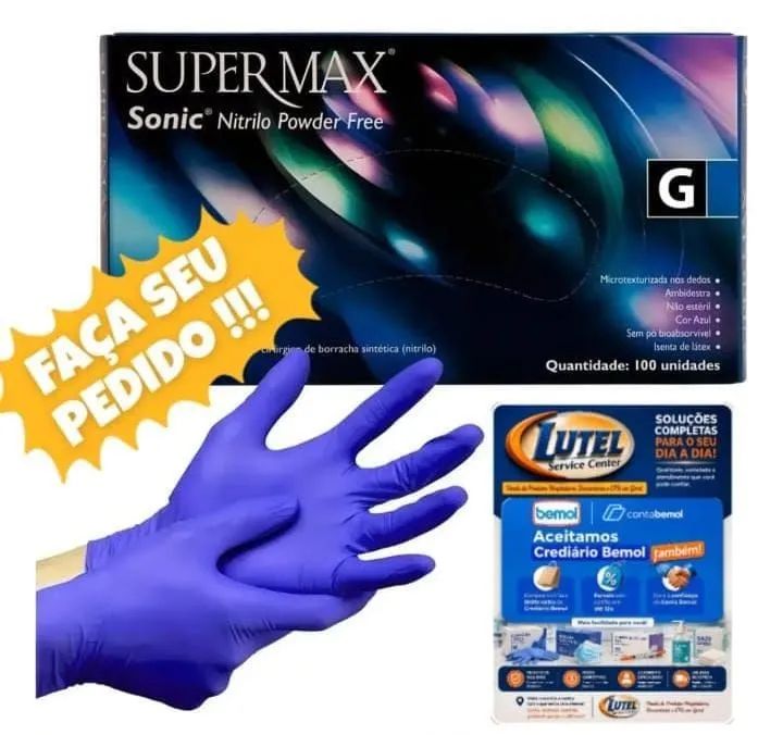 LUVA NITRILICA SUPERMAX ( G ) - Foto 4