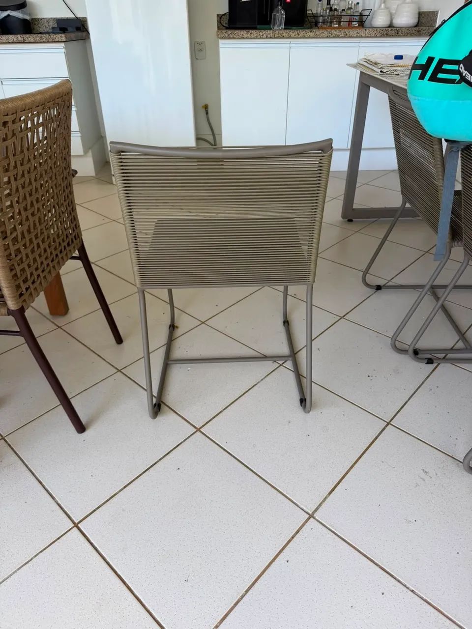 Cadeira de corda de couro Tokstok  - Foto 2