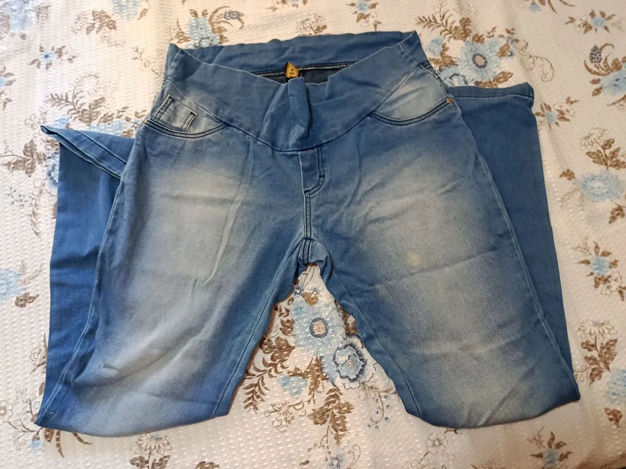 Calça jeans gestante Megadose M - Foto 4