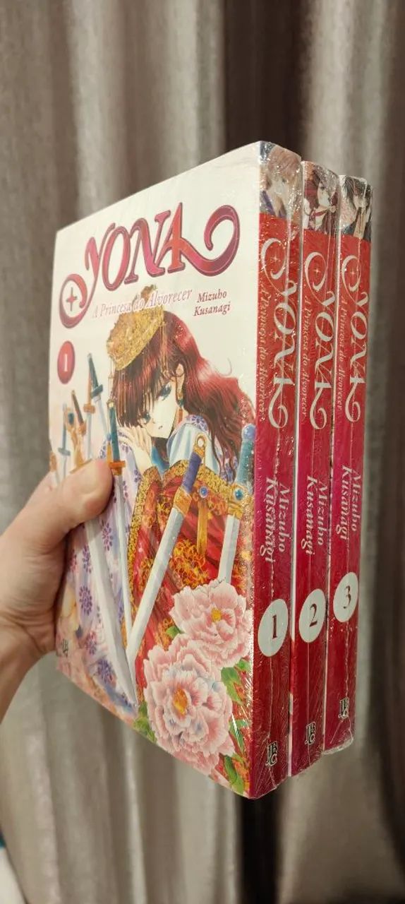Manga yona a princesa do alvorecer volumes 1 ao 3 jbc