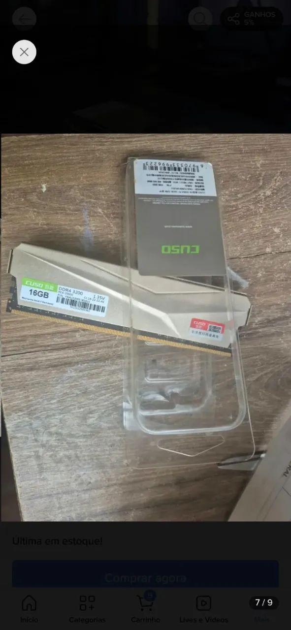Memoria 16 gb 3200 cuso - Foto 4