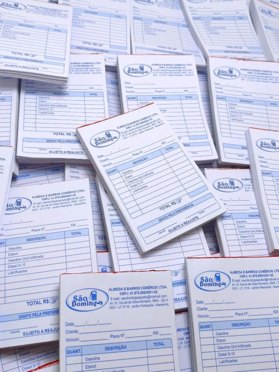Bloco de Controle / Nota de Atendimento Personalizada  - Foto 2