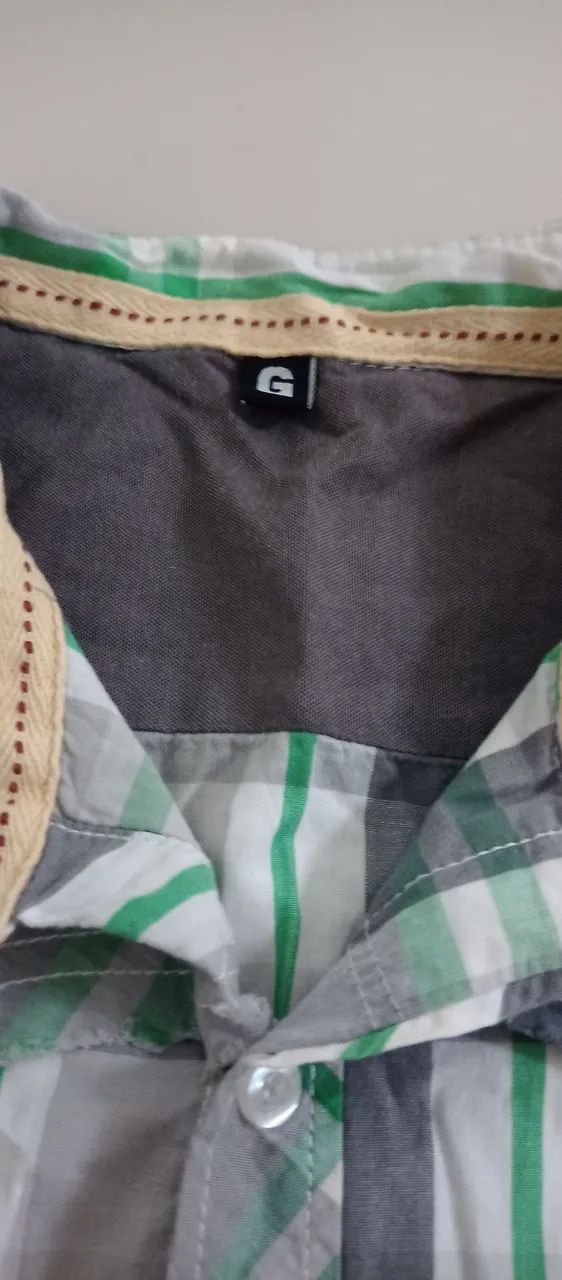 Camisa xadrez manga longa  - Foto 2