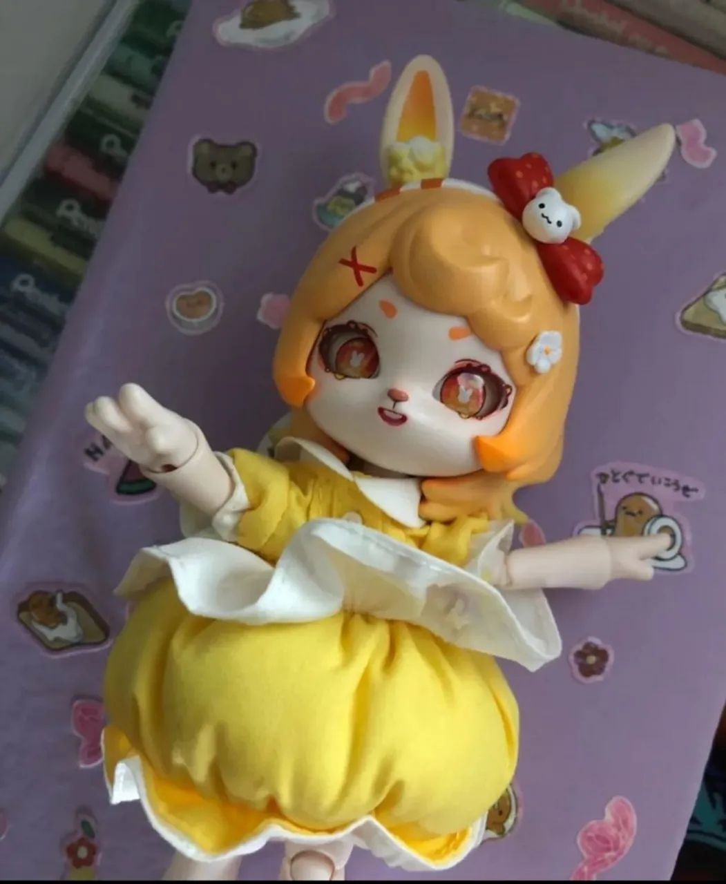 Bjd coelha Blind Box em resina 