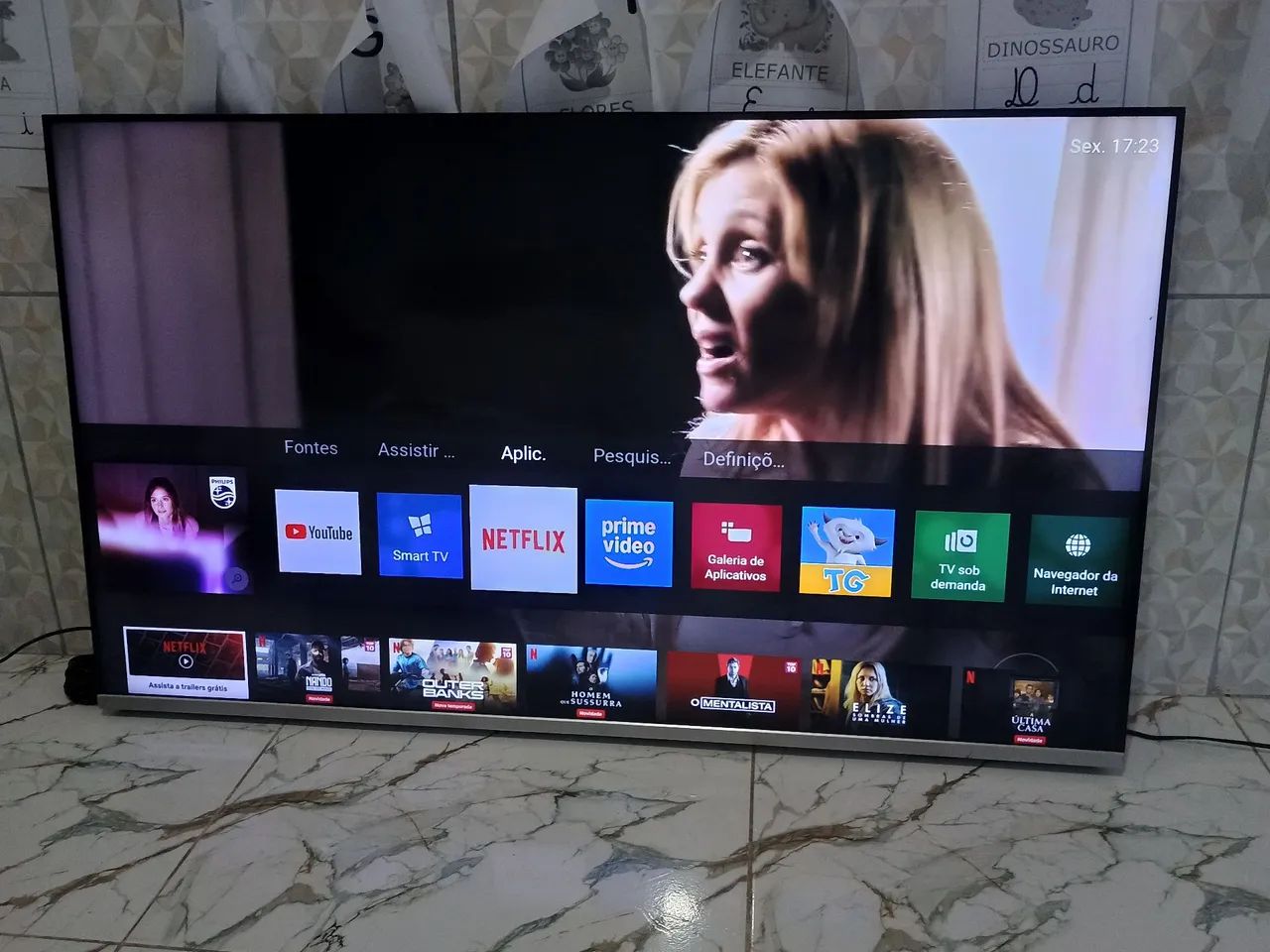 Tv Philips 55 polegadas smart 4k bluetooth 