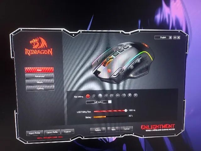Mouse gamer redragon enlightment  - Foto 5